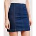 Free People Skirts | Free People We The Free - Modern Femme Mini Skirt In Dark Denim - Size 0 | Color: Blue | Size: 0