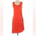 Athleta Dresses | Athleta Women's Size Small Red Ruched Active Sleeveless Dress | Color: Red | Size: S