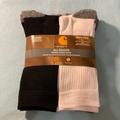 Carhartt Underwear & Socks | 2/$60 Carhartt All Season Work Crew Socks Size L | Color: Black/White | Size: L