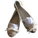 Coach Shoes | Coach Benni Ballet Flats | Color: Tan/White | Size: 5