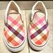 Burberry Shoes | Burberry Signature Print Slip On Loafer Sneakers | Color: Cream/Pink | Size: 10