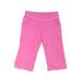 Roxy Casual Pants - Elastic Straight Leg Elastic Waist: Pink Bottoms - Kids Girl's Size Small