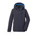 killtec Jungen Funktionsjacke mit Kapuze/Winterjacke ist wasserdicht KOW 159 BYS JCKT, schwarz blau, 128, 40915-000