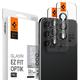 Spigen Glas.tR EZ Fit Optik Pro Kameraschutz kompatibel mit Samsung Galaxy S23, Galaxy S23 Plus, 2 Stück, Phantom Black, Individuelle Kameraprotektion, Anti-Kratzer, 9H Härte Folie