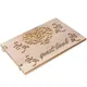 Livre d'or personnalisé en bois avec coeur livre d'or Message de Signature Scrapbook Albu