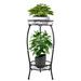 Red Barrel Studio® Round Multi-tiered Plant Stand, Rubber in Black | Wayfair 5291A515CB934DB8942743084275941F