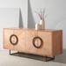 Wade Logan® Braxtynn Modern Sideboard Wood in Brown | 29 H x 64 W x 18 D in | Wayfair CBE9CA8E52B04FB69A0EB15F0647B99F