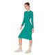 TRENDYOL Damen Wick Bodycon Mini Knitting Dress Kleid, Smaragdgrün, M EU