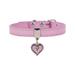 Hot Cat Collar Dog Collar Pet Buckle Dog Chain Cute Pet Peach Heart Dog Collar Rope Dog Collar with Name