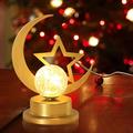Lighting Ceiling Decorative Lights Iron Decorative Decorative Lamp Table Lamp Warm Light LED Lamp Winding Iron Decorative Lamp Birthday Christmas Valentine s Day New Lamp Battery Powered Iron Gold