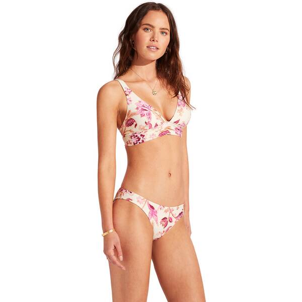 SEAFOLLY Damen Bikinihose SilkRoad Hipster Pant, Größe 38 in Parfait Pink