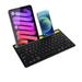 Dpisuuk Wireless Keyboard Multi-device Bluetooth Keyboard Rechargeable Wireless Bluetooth Keyboard Switch to 2 Devices for Cellphone Tablet PC Mac iOS Android Windows