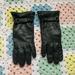 Coach Accessories | Coach Black Leather Buckle Detail Gloves 7 1/2 | Color: Black | Size: 7 1/2