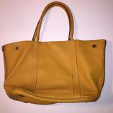 J. Crew Bags | J.Crew Leather Tote - Yellow | Color: Yellow | Size: Os