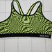 Nike Intimates & Sleepwear | Nike Pro Dri Fit Womens Xl Green Black Swoosh Logo Racerback Sports Bra | Color: Black/Green | Size: Xl