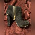 Michael Kors Shoes | Micheal Kors Black Suede Heeled Booties, Sz 6 | Color: Black | Size: 6