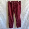 Levi's Jeans | Levi’s 511 Red Tab Maroon Jeans, Size 34 X 30 | Color: Pink/Red | Size: 34