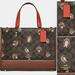 Coach Bags | Coach, Nwot, Dempsey Carryall, In Signature Canvas, With Hedgehog Print | Color: Black/Brown | Size: Os