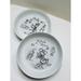 Disney Kitchen | Disney Sketchbook Set Of 2 Large Dinner Pasta Serving Bowls Goofy & Minnie | Color: Black/White | Size: Os