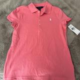 Polo By Ralph Lauren Shirts & Tops | Girls Pink Polo | Color: Pink/White | Size: 12g