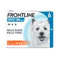 Frontline Spot On | S (2-10kg) | 6 Pipettes | Dog Flea & Tick Treatment
