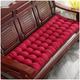 ZTGL Sun Lounger Chair Cushion Thick Patio Chair Cushion Portable Garden Furniture Seat Cushion Mattress Recliner Relax Chair Pad for Sofa Bench Tatami (Cushion Only),Red,55x190cm(22x75inch)