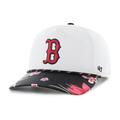 Men's '47 White Boston Red Sox Dark Tropic Hitch Snapback Hat