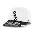 Men's '47 White Chicago Sox Dark Tropic Hitch Snapback Hat