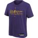 Youth Nike Purple Los Angeles Sparks On Court Legend Essential Practice T-Shirt