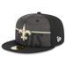 Men's New Era Black Orleans Saints 2023 NFL Training Camp 59FIFTY Fitted Hat