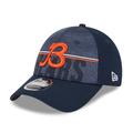 Men's New Era Navy Chicago Bears 2023 NFL Training Camp Secondary Logo 9FORTY Adjustable Hat