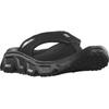 Zehentrenner SALOMON "REELAX BREAK 6.0", Gr. 45, schwarz, Textil, unifarben, sportlich, Schuhe Zehentrenner Badeschuh, Erholungsschuhe