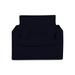 Accent Chair - Birch Lane™ Luna Slipcovered Chair & a Half Fabric in Brown | 33 H x 39 W x 42 D in | Wayfair 3C1D7E7DB8FB452FBA42D607462A667F