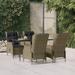 vidaXL Patio Dining Set Outdoor Dining Set Table and Chair Set for Garden