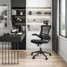 Modern Ergonomic High-Back Office Chair, Executive Mesh Home Office Chair with Adjustable Headrest & Flip Up Arms