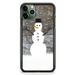 Christmas Gift Snowman Phone Case Slim Shockproof Hard Rubber Custom Case Cover For iPhone 11