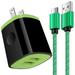 Charger Block HAOANO USB C Charger Block with Android Type C Usb C Charging Cables 3ft 2.1A Dual Port USB Wall Charger Block Plug Phone Charger Type C Charger Block