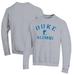 Men's Champion Gray Duke Blue Devils Arch Logo Alumni Pullover Sweatshirt