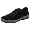 Sneaker LEGERO "TANARO 5.0", Damen, Gr. 44, schwarz (schwarz (schwarz)), Veloursleder, casual, Schuhe, Freizeitschuh, Halbschuh, Schnürschuh mit softem Schaftabschluss