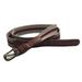 Coach Accessories | Coach 3831 Leather Natural Linen Striped Belt Size 38 | Color: Red/Tan | Size: 38