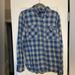 J. Crew Tops | Jcrew Checkered Button Down Top, Size 6 | Color: Blue/White | Size: 6