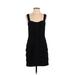 BCBGeneration Cocktail Dress - A-Line Sweetheart Sleeveless: Black Print Dresses - Women's Size 6