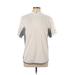 Nike Active T-Shirt: White Activewear - Women's Size Large