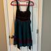 Anthropologie Dresses | Anthropologie Kimchi Blue Tie Back Dress | Color: Black/Blue | Size: M