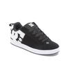 Sneaker DC SHOES "Court Graffik", Gr. 9(40,5), schwarz-weiß (schwarz, weiß stencil), 55.99% Leder, 43.71% Synthetikmaterial, 0.3% TPU, Schuhe