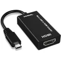MHL – adaptateur Micro USB vers HDMI convertisseur vidéo graphique 1080P pour Samsung Galaxy S5