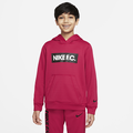 Nike F.C. Older Kids' Football Hoodie - Red