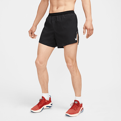 Nike AeroSwift Men's 4" (10cm approx.) Running Shorts - Black