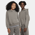 Nike Sportswear Icon Fleece Older Kids' Pullover Hoodie - Grey