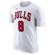 Chicago Bulls Men's Nike NBA T-Shirt - White
